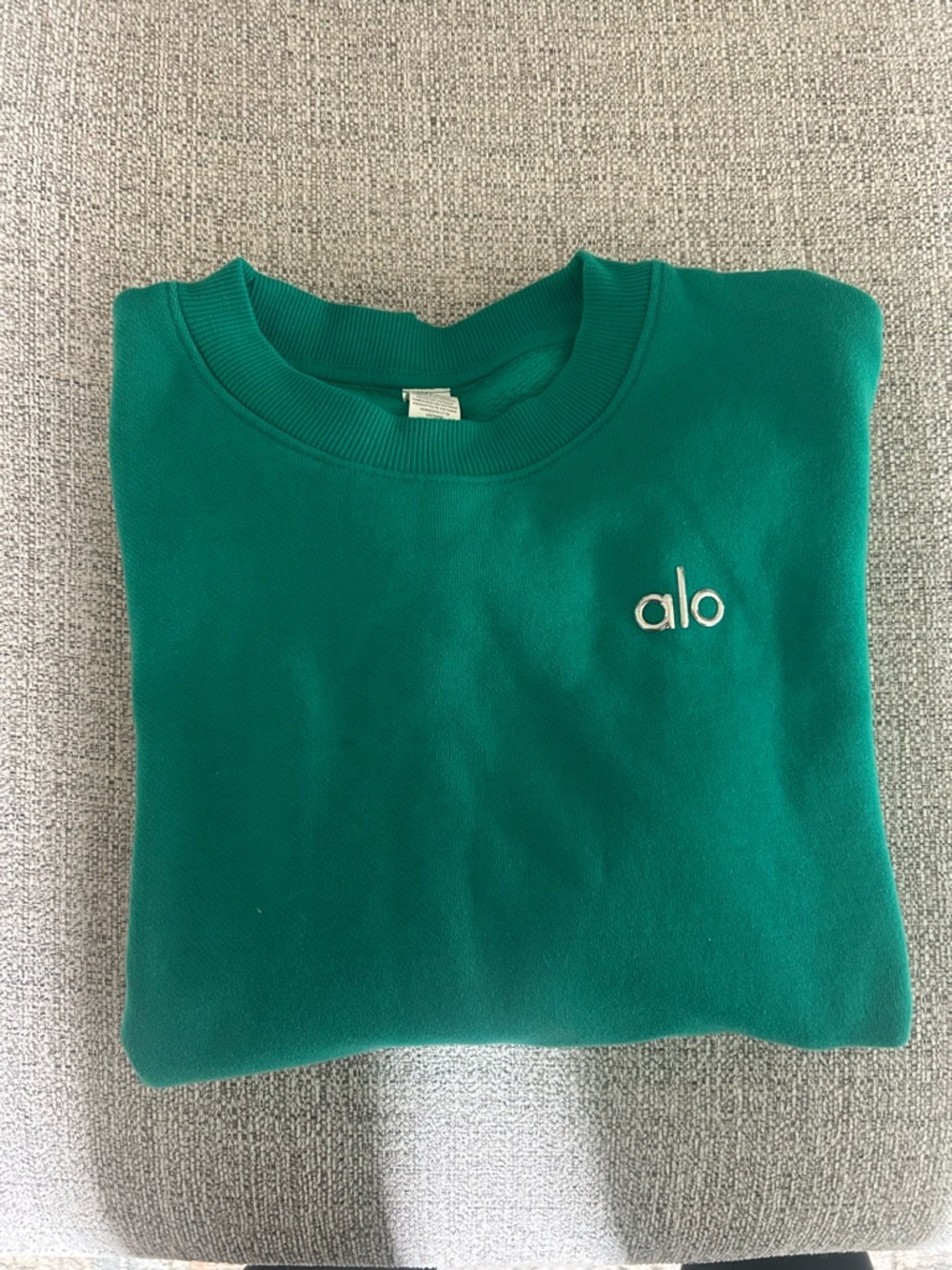 Alo Crewneck Sweatshirt in Emerald Green